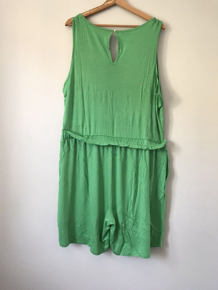 Rainbow Womens Green Playsuit Size 22/24 - Picture 2 of 6